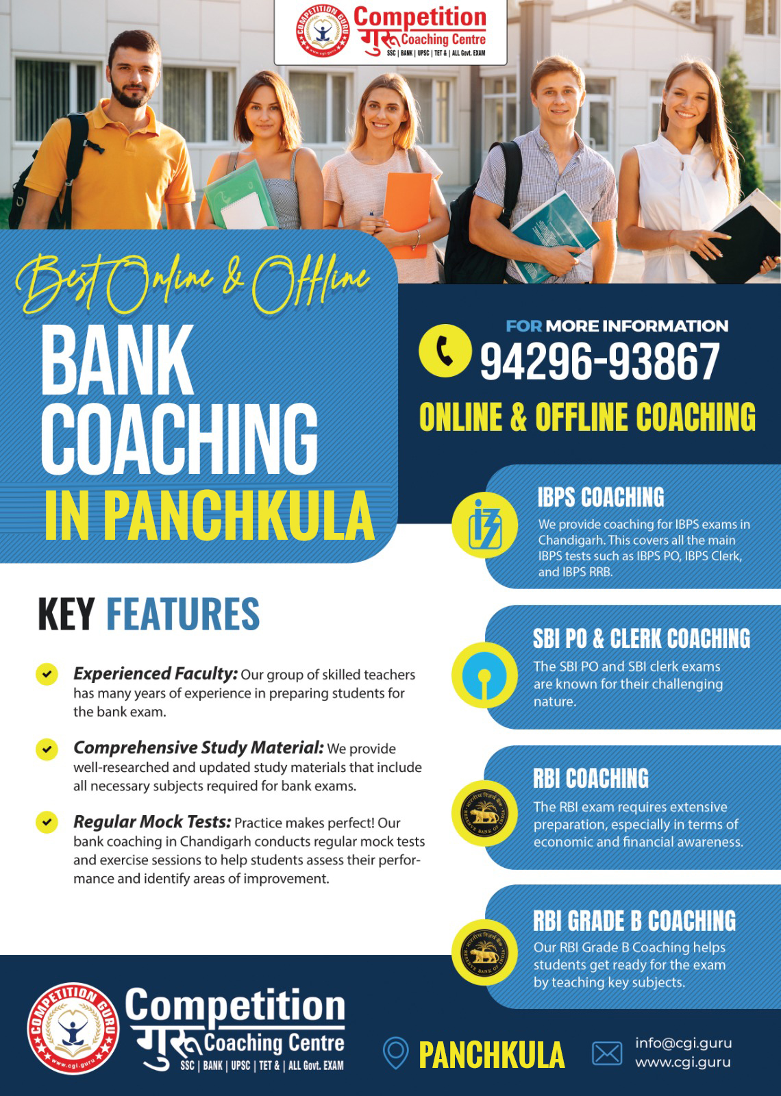 BANK COACHING IN PANCHKULA ONLINE & OFFLINE