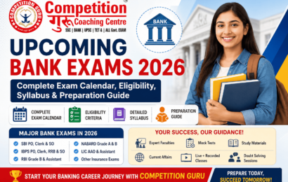Upcoming Bank Exams 2026 - Competition Guru